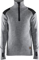 Blaklader Wollen sweater 4630-1071 - Grijs mêlee/Donkergrijs - 4XL