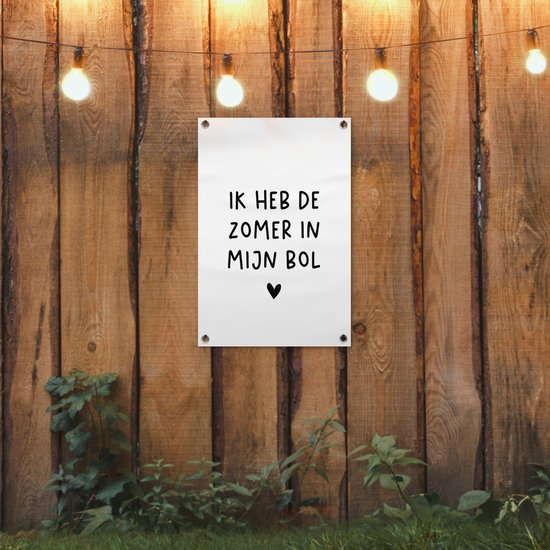 Décoration de jardin Citations - Proverbes - André Hazes - J'ai l'été dans ma sphère - 40x60 cm - Poster jardin