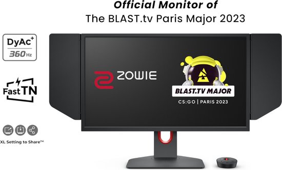 BenQ - Gaming Monitor Zowie XL2566K - 360Hz - HDMI - TN Beeldscherm - Full  HD 1080p -... | bol.com