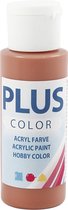 Plus Color Acrylverf, terracotta, 60 ml/ 1 fles