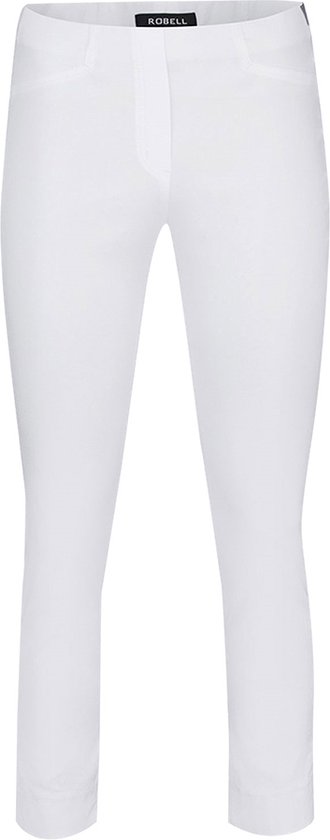 Comfort stretch broek dames - legging 7/8 lengte wit