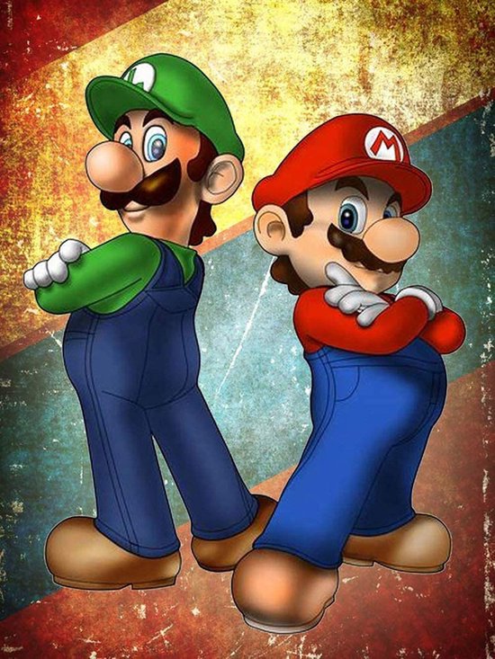 DIAMOND PAINTING Mario (30 X 40 CM)