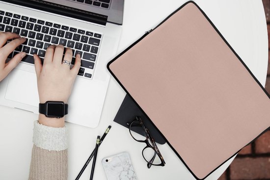 Housse pour ordinateur portable - Rose - Uni - Pour ordinateur portable - Étui pour ordinateur portable - Couleurs - Housse pour ordinateur portable - 13 pouces - Housse pour ordinateur portable