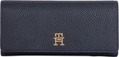 Tommy Hilfiger - portefeuille à rabat Emblem lrg - femme - bleu sidéral