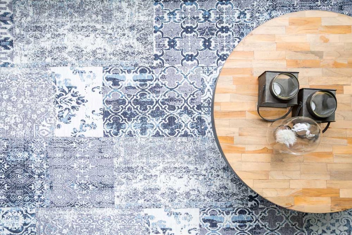 Vintage patchwork - Awakening Azure - 170x240 - Noon