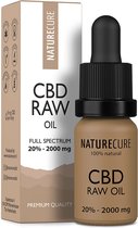 Nature Cure CBD/CBDA-olie RAW 20% - 2000 mg- Full Spectrum 10 ml