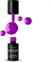 XFEM Paars UV/LED Hybrid Gellak 6ml. #0116 - Paars - Glanzend - Gel nagellak