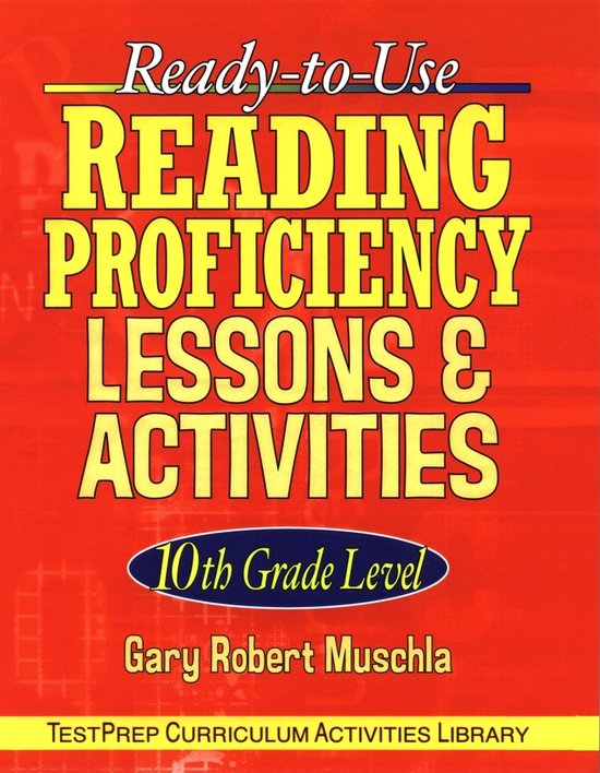 Ready-To-Use Reading Proficiency Lessons And Activities - cover