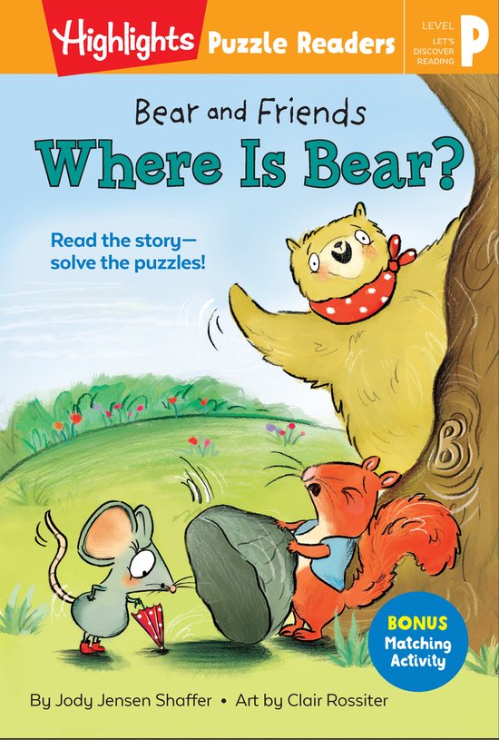Highlights Puzzle Readers Bear And Friends Where Is Bear J Shaffer 9781644723395