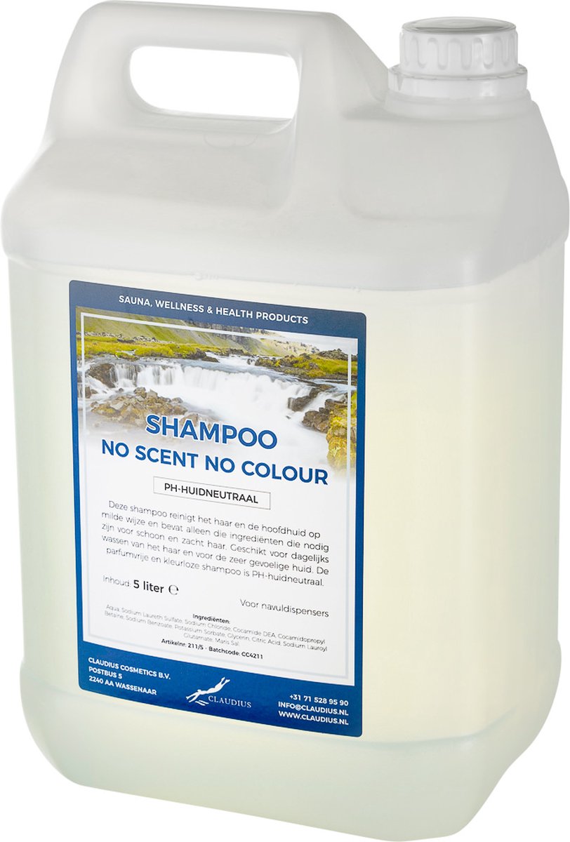 Shampoo No Scent No Colour 5 liter