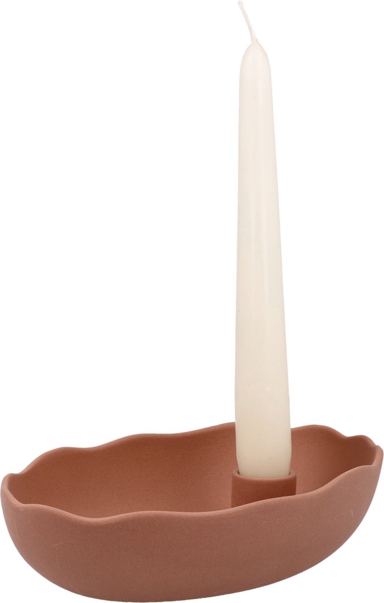 Goebel Accessoires | Kandelaar Coral Rose | Porselein - 18cm - 1 kaars