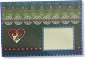 Cards & Crafts Luxe Gekleurde Enveloppen - 50 stuks - Groen Kerst - B6 - 175X120 mm - 120grms