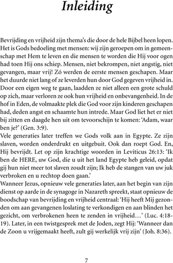 Geroepen om vrij te zijn