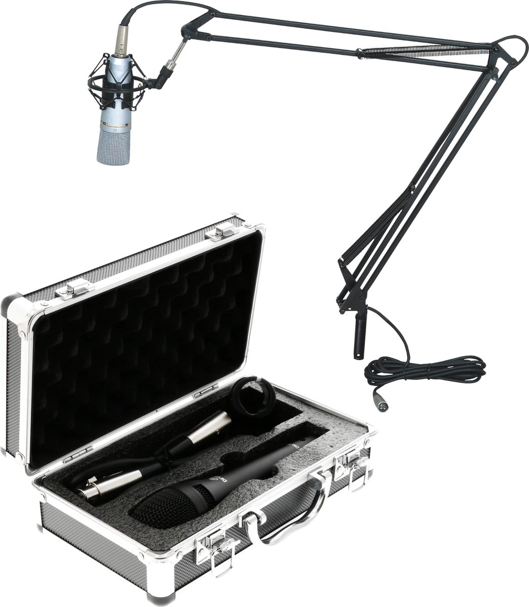Devine DM 70 zangmicrofoon met microfoonarm en windkap