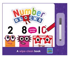 Numberblock Wipe Clean Titles- Numberblocks Number Bonds: A Wipe-Clean Book