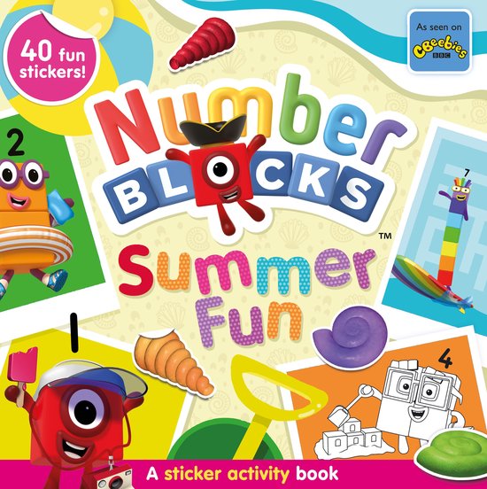 Numberblock Sticker Books- Numberblocks Summer Fun: A Sticke ... - cover