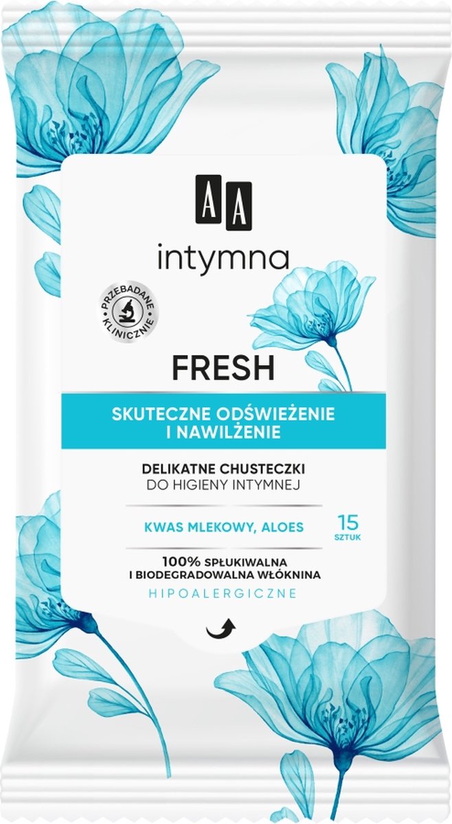 Goedkoopste Frisse zachte intieme hygiënedoekjes voor effectieve verfrissing en hydratatie 15st