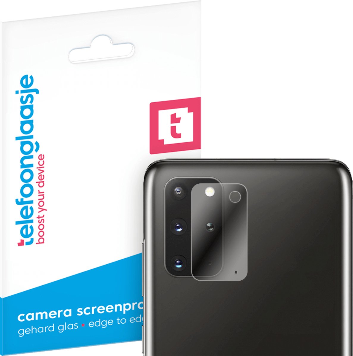 Samsung Galaxy S20 Plus camera lens screenprotector gehard glas bol