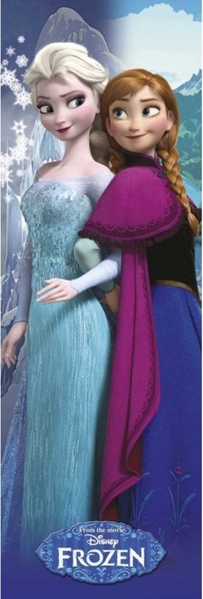 Frozen deurposter - Elsa - Disney - Tekenfilm - Anna - Olaf - 53 x 158 cm
