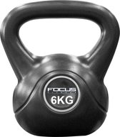 Focus Fitness - Kettlebell - 6 KG - Cement - Gewichten