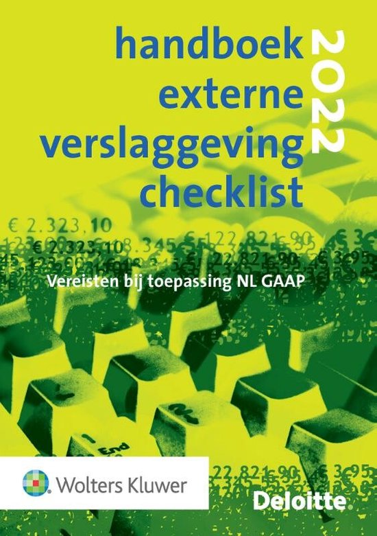 Handboek Externe Verslaggeving Checklist 2022