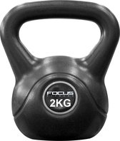 Focus Fitness - Kettlebell - 2 KG - Cement - Gewichten