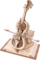 Robotime ROKR Magic Cello AMK063 - Kit de construction en bois - Adultes - Artisanat - Boîte à musique