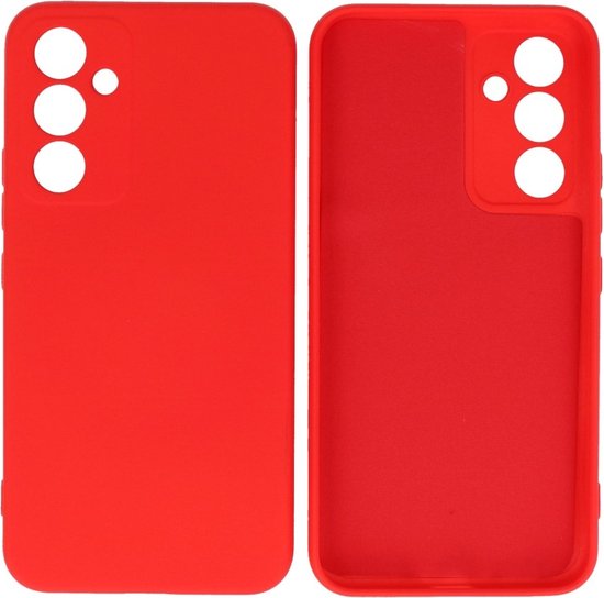 Fashion Backcover Telefoonhoesje - Color Hoesje - Geschikt voor de Samsung Galaxy A34 5G - Rood