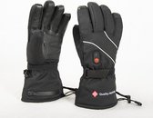 Verwarmde leren handschoenen 3 warmtestanden L