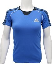 T-shirt adidas Pres S/S Tee G85920, Vrouwen, Blauw, T-shirt maat: 38 EU