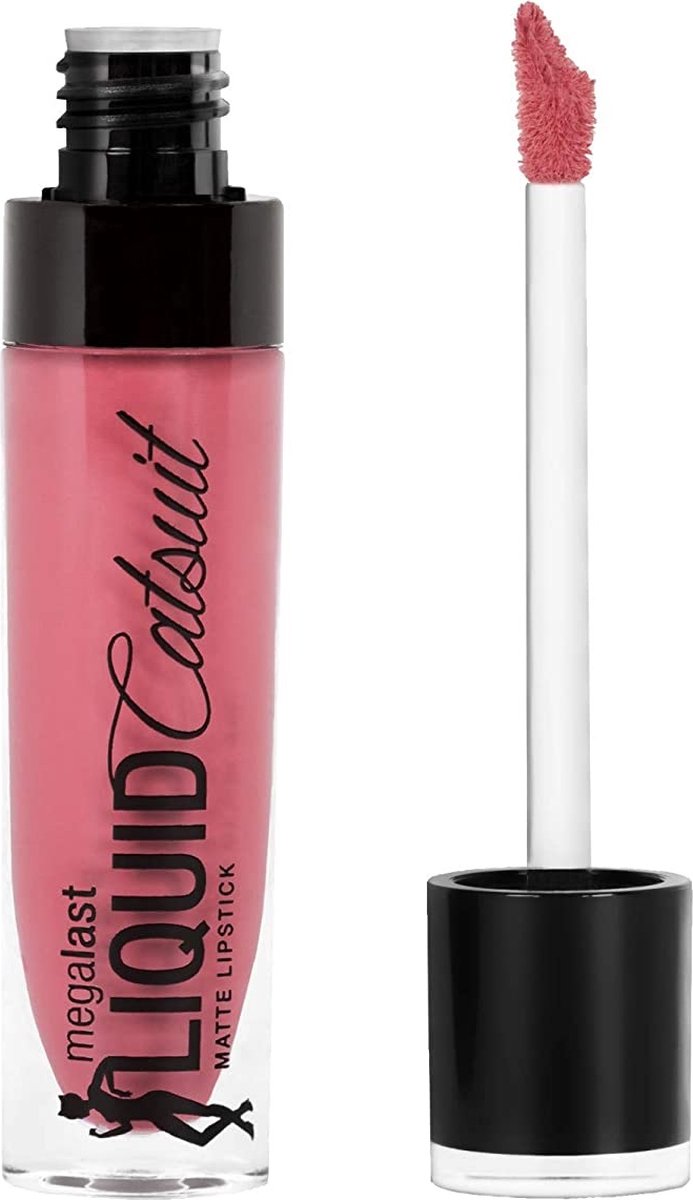 Wet 'n Wild MegaLast Liquid Catsuit Matte Lipstick - 923B Pink Really Hard - Liquid Lipstick - Roze - 6 g