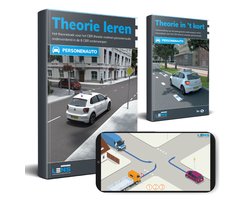 Auto Theorieboek 2024 Rijbewijs B met Samenvatting en Apps - Theorie Leren CBR examen - Lens Media