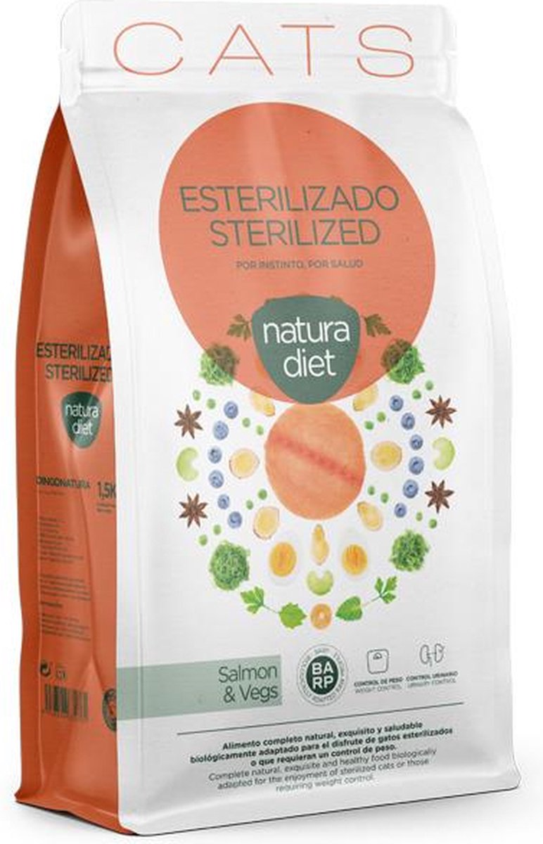 Natura Diet Natura Diet Nd Cat Sterilized Salmon 1,5 kg