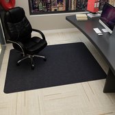 Bureaustoel Mat met Antislip onderzijde- vloerbeschermer -90*120 CM-zwart