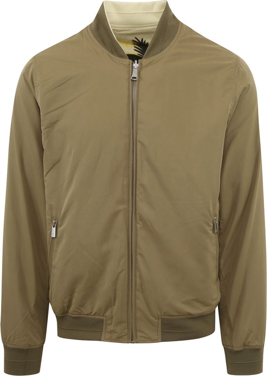 SINGLES DAY Scotch and Soda Reversible Bomberjas Groen Heren Maat XL Regular fit bol