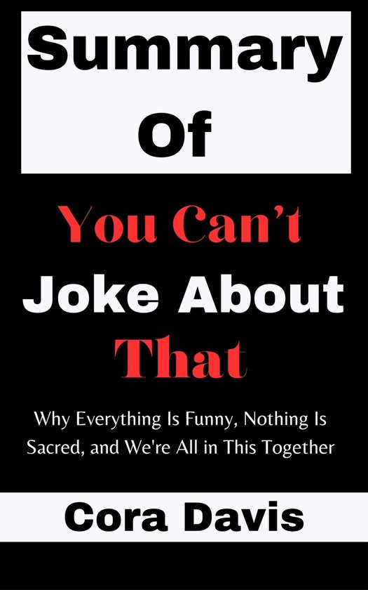 book review you can't joke about that