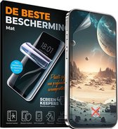 Screenprotector mat geschikt voor Sony Xperia Z1 - Geen beschermglas - Premium - Matte Screenprotector - matte Screenprotector geschikt voor Sony Xperia Z1 - Breekt niet - Mat - TPU bescherm folie - Anti glare - Screenkeepers