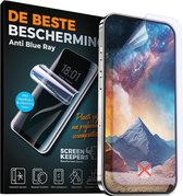 Screenkeepers Anti Blue Screenprotector geschikt voor LG G Flex 2 - Anti Blue Screenprotector - Geen glazen screenprotector - Breekt niet - beschermfolie - TPU Cleanfilm