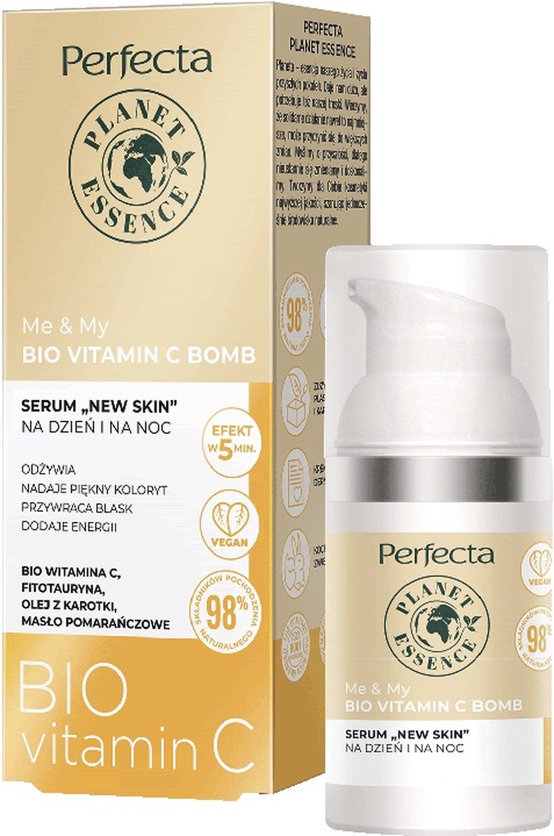 Me & My Bio Vitamin-C Bomb gezichtsserum met vitamine C voor dag en nacht Nieuwe huid 30ml