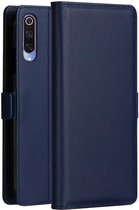 Xiaomi Mi 9 Hoesje Luxe Portemonnee Book Case Blauw