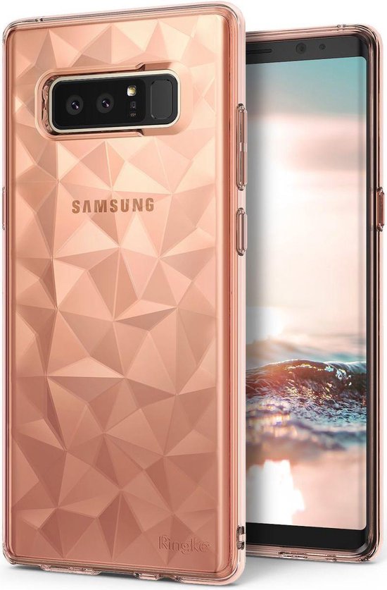 Coque Samsung Galaxy Note 8 Ringke Air Prism Or rose | bol.com