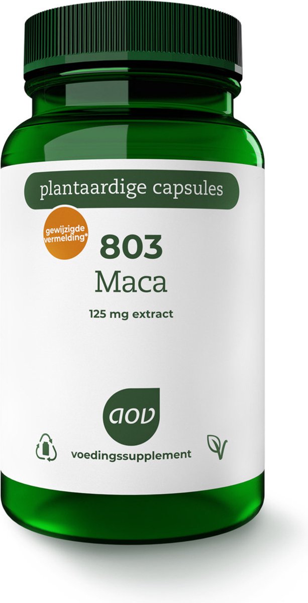 Goedkoopste AOV 803 Maca - 60 vegacaps - Kruiden - Voedingssupplement