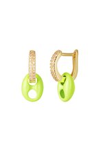 Shell earrings - gold - Geel- stainless steel| Oorbellen | Yehwang | Cadeau voor haar | Tieners | Moederdag