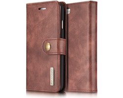 Portemonnee Hoesje Echt Leer Rood Geschikt voor Apple iPhone SE (2020/2022)/7/8