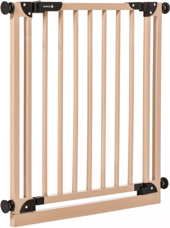 Safety 1st Essential Wooden Gate - Veiligheidshek voor kinderen - Traphekje - 73 t/m 80 cm - Uitbreidbaar