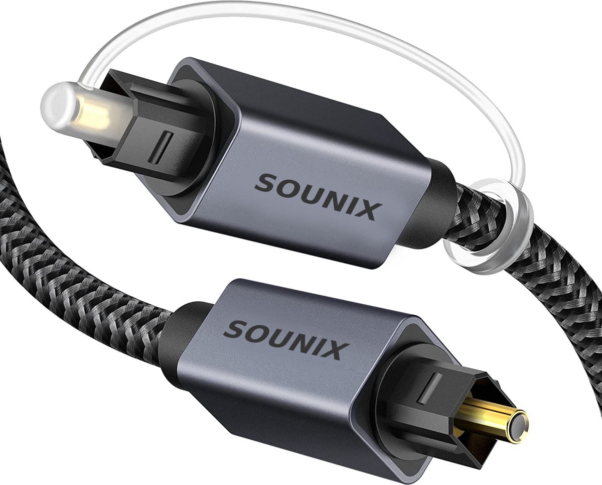Câble audio optique numérique Toslink de qualité supérieure pour home cinéma,  barre de son, TV et