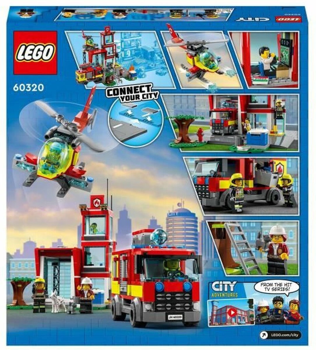 Weglaten boog Raad eens LEGO City Brandweerkazerne - 60320 | bol.com