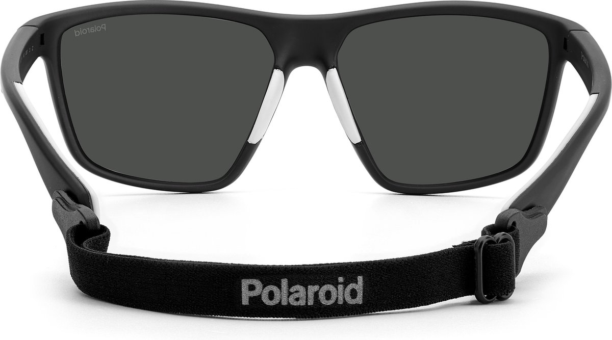 Polaroid Floating Watermaster Black & Grey Drijvende Antislip Sport Zonnebril Spiegellenzen + Band