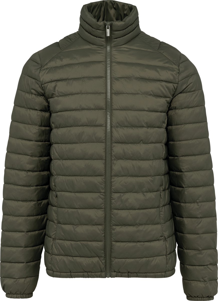 Gerecyclede Outdoorjas 'Light Padded' merk Native Spirit Organic Khaki - 4XL