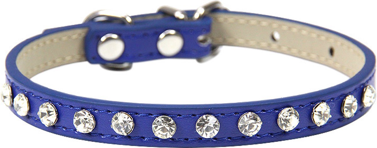 Ceinture En Cuir Blanc Strass Bling - Boucle Décorée - Taille M - Style Western